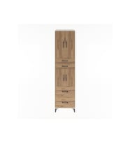 Hyperion Dolap 3 Raflı 4 Çekmeceli 4 Kapaklı 60x44x243 Aytaşı-Çam