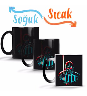 Darth Vader Sihirli Kupa Bardak Porselen