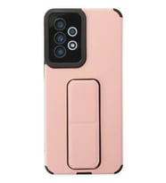 Mey İthalat® Samsung Galaxy A33 5G Kılıf Mega Standlı Silikon - Pudra