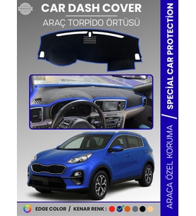 KİA SPORTAGE (2017-2020) Torpido Örtüsü Ön Panel Halı Torpido Koruma Tam Uyum Araca Özel Kaymaz