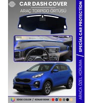 KİA SPORTAGE (2017-2020) Torpido Örtüsü Ön Panel Halı Torpido Koruma Tam Uyum Araca Özel Kaymaz