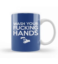 Wash Your Fking Hands Kupa Bardak Porselen