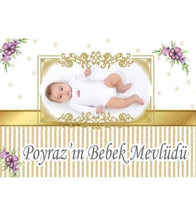 Bebek Mevlüt Yasin Seti Uyumlu Afiş HDTS145-