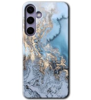 Galaxy S24 Plus Kılıf HD Desen Baskılı Kılıf - Eski Mermer