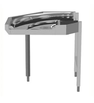 Electrolux Professional Endüstriyel Çıkış Tezgahı 90° Açılı, Bulaşık Makinesi Kontrollü, Saat Yönünde HSUC90C
