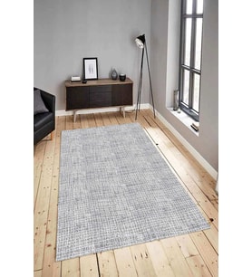 Dijital Baskılı Yıkanabilir Kaymaz Modern Renkli Salon Halısı Mutfak Halısı Yolluk ND-HY-1234 (Gri)