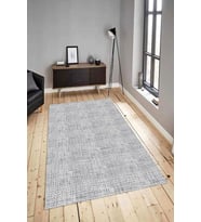 Dijital Baskılı Yıkanabilir Kaymaz Modern Renkli Salon Halısı Mutfak Halısı Yolluk ND-HY-1234 (Gri)