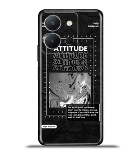 Vivo Y36 Kapak HD Renkli Dizayn Silikon Kılıf - Attitude