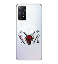 Xiaomi Redmi Note 12 PRO 4G Uyumlu Hellfire Club Tasarımlı Şeffaf Telefon Kılıfı