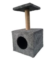Has Ahşap Yuvalıklı Oturaklı Kedi Tırmalama