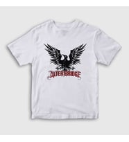 Presmono Unisex Çocuk Beyaz Logo Alter Bridge T-Shirt 438649tt (Beyaz)