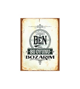 Ben Bu Oyunu Bozarım Tablo  Leyla ile Mecnun Posteri