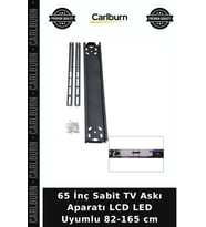 Özel Üretim 65 İnç ve 32 İnç - 65 İnç Sabit TV Askı Aparatı - LCD LED TV Uyumlu - 82-165 cm