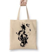Clave De Sol Müzik Nota Bez Çanta Uzun Saplı