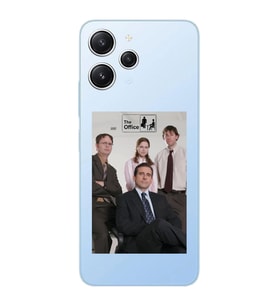Xiaomi Redmi 12 Uyumlu Uyumlu The Office Tasarımlı Şeffaf Telefon Kılıfı