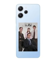 Xiaomi Redmi 12 Uyumlu Uyumlu The Office Tasarımlı Şeffaf Telefon Kılıfı