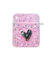 Microsonic AirPods 1. Nesil / 2. Nesil Kılıf Glitter Shiny Pembe (Pembe)