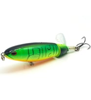 Balık Yemi Dönen Kuyruk Fosforlu 1. Sınıf 10cm Whopper Plopper hareketli Balık Yemi Kaşık Deniz Göl