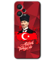 Redmi Note 12 5G Kılıf HD Desen Baskılı Kılıf - Atatürkiye
