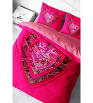 KING SIZE Pink Valentine 3d Çift Kişilik Nevresim Takımı