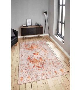 Dijital Baskılı Yıkanabilir Kaymaz Modern Renkli Salon Halısı Mutfak Halısı Yolluk ND-HY-1033 (Çok Renkli)