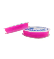 Pembe Misina 1.0 mm Esnek Silikon El İşi Takı Aksesuar Misinası - 1 Adet