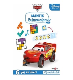 Disney Eğitsel Arabalar Çıkartmalı Mantık Bulmacaları