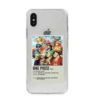 Iphone Xsmax Uyumlu One Piece Desenli Şeffaf Telefon Kılıfı