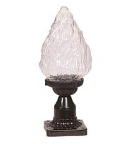 AVONNI BSU-68191-BSY-M1-B Siyah Boyalı Dış Mekan Aydınlatma E27 ABS Akrilik Cam 15cm