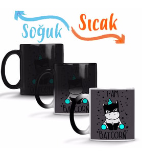 Unicorn Batcorn 05 Sihirli Kupa Bardak Porselen
