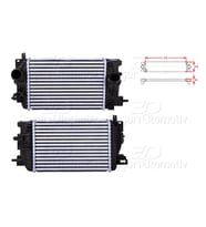 Opel Meriva B 2010 ve Sonrası Uyumlu Turbo Radyatörü (Intercooler)