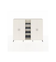 Arges Dolap 12 Raflı 4 Kapaklı 220x30x163 Aytaşı-Aytaşı/Antrasit