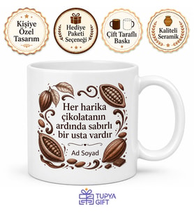 Çikolata Fabrikası Üretim Hattı Sorumlusu Kakao İşleme Hediye Çay Kupası Bardak