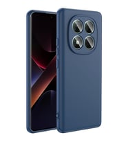Xiaomi Poco X7 Kılıf Mara Lansman İç Yüzeyi Kadife Kılıf (Lacivert)