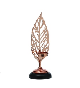 Vitale Yaprak Mumluk Bronz 35 cm AK.JE0096