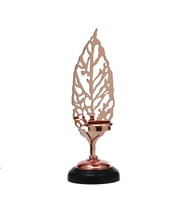 Vitale Yaprak Mumluk Bronz 35 cm AK.JE0096