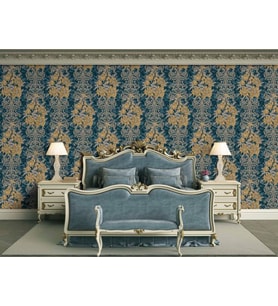 Adawall Seven Çiçek Detayı Damask Desenli Duvar  Kağıdı 7805-4