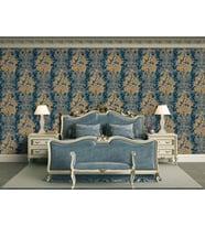 Adawall Seven Çiçek Detayı Damask Desenli Duvar  Kağıdı 7805-4