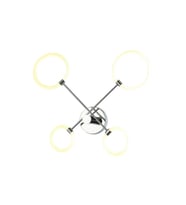 Pontı 4 Lu Ledlı Krom Plafonyer 50w 3000k