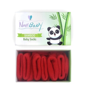 Novibaby 3'lü Bambu Yenidoğan Bebek Çorap I Rudy I 0-6 ay (Karışık)