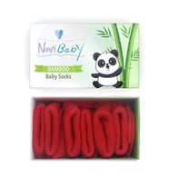 Novibaby 3'lü Bambu Yenidoğan Bebek Çorap I Rudy I 0-6 ay (Karışık)