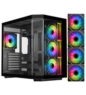 Eternal Pro X Aqua Siyah Oyuncu Kasası + 750W Güç Kaynağı (X EP75)