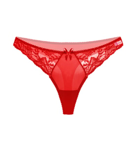 Mulvxbrf Brf02 Kırmızı Dantelli G String Külot (Mulvix)