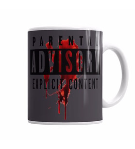 Parental Advisory Explicit Content Kupa Bardak Porselen