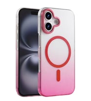 Newface Apple iPhone 16 Glossy Magsafe Kapak - Pembe