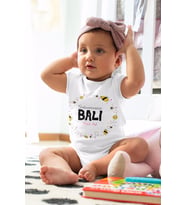 Babaannesinin Balı M.aşk Desenli Kısa Kol Kız Body