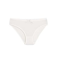 12 Adet Yıldız Bayan Bambu Bikini Külot Ekru 3912