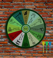 BK Gift Eğlenceli İçki Görevleri 40cm Dart Oyun Seti