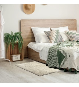 AGKHOME Orijinal Amerikan Shaggy Halı - 80 x 120 cm - Beyaz