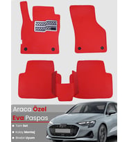 AUDİ A3 SEDAN (2020-2025) Uyumlu EVA Paspas Tam Set–Araca Özel,Su Geçirmez,Kolay Montaj